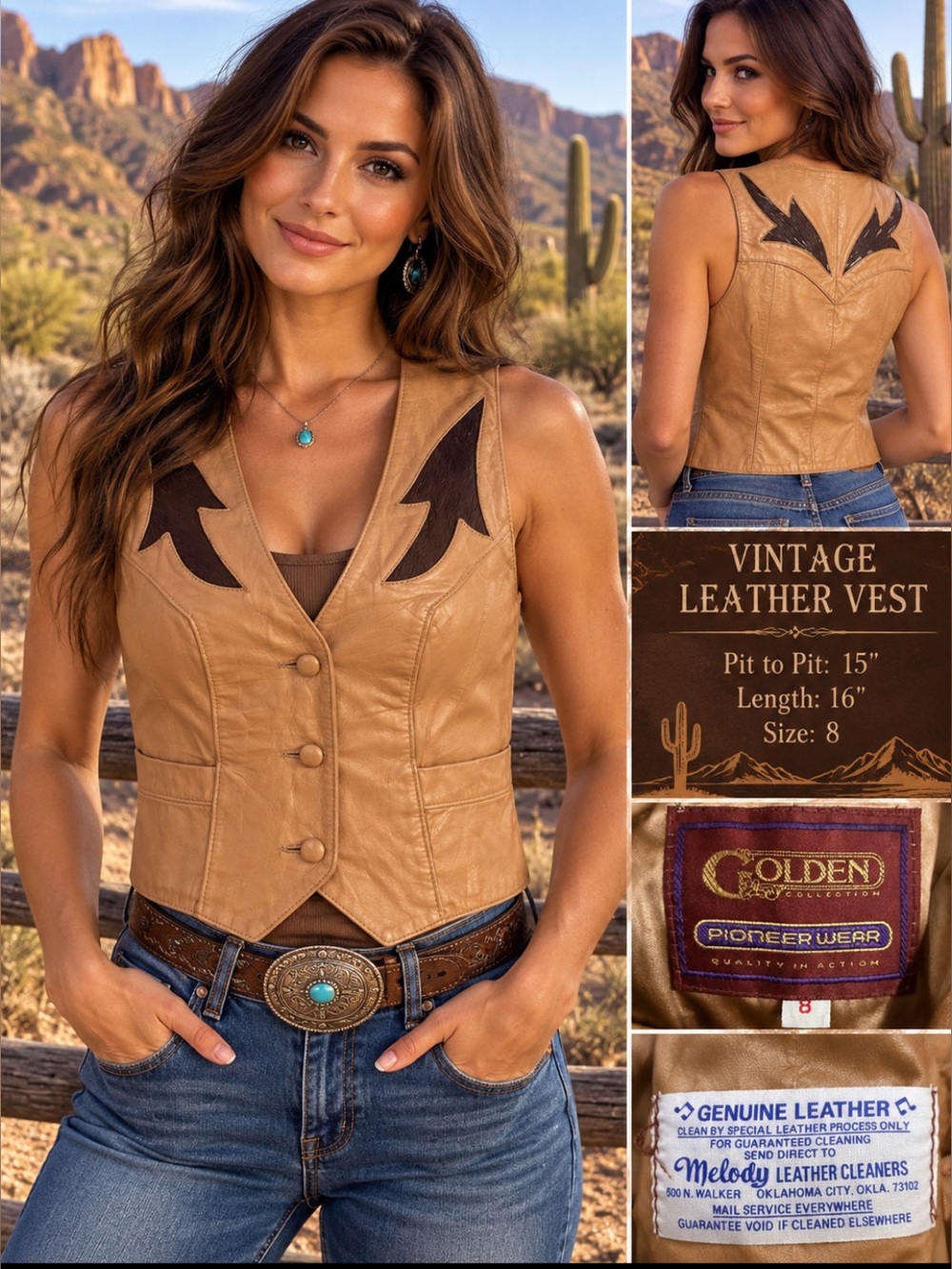 Golden Collection by Pioner Wear women’s vest xs